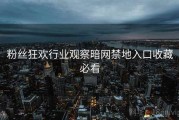 粉丝狂欢行业观察暗网禁地入口收藏必看