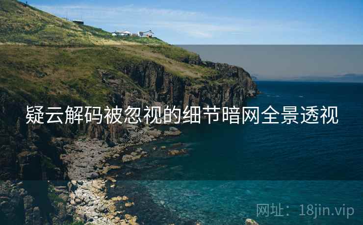疑云解码被忽视的细节暗网全景透视