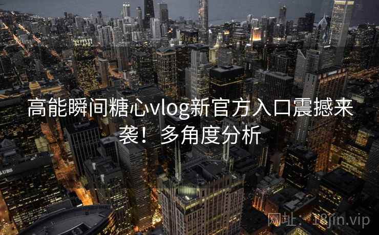 高能瞬间糖心vlog新官方入口震撼来袭！多角度分析