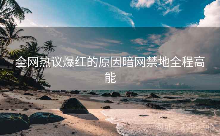 全网热议爆红的原因暗网禁地全程高能