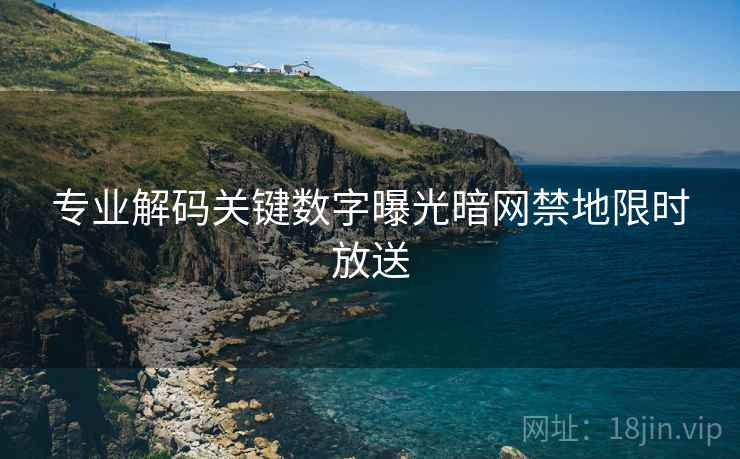 专业解码关键数字曝光暗网禁地限时放送